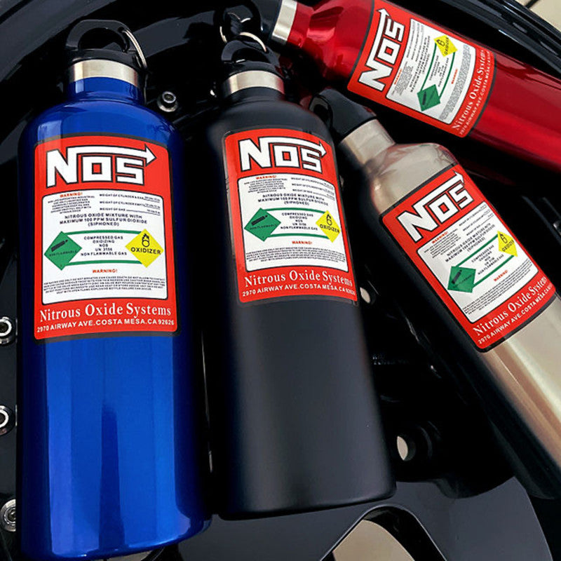 NOS nitrogen stainless steel cylinder