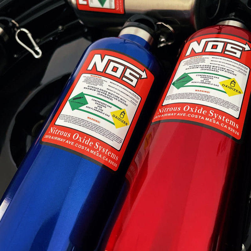 NOS nitrogen stainless steel cylinder