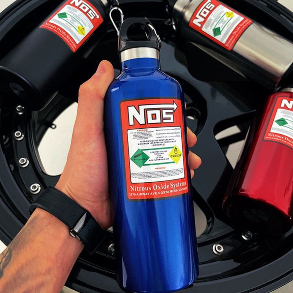 NOS nitrogen stainless steel cylinder