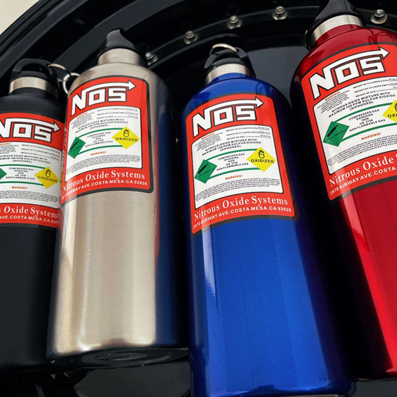 NOS nitrogen stainless steel cylinder